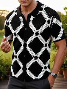 Men's Knitted Casual Top, Comfortable and Stylish Pullover, Perfect for Daily Wear, Soft and Breathable Material, Ideal for All Seasons