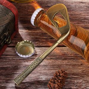 Golf Club Bottle Opener, Golf Ball Holder & Beverage Accessory, Durable Golf Club Bottle Opener for Golfers, Perfect Gift for Golf Enthusiasts