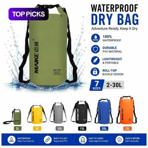 Outdoor Sports Waterproof Bag, 5L/10L/15L/20L/25L/30L Multi-color Waterproof Bag, Travel Waterproof Bag, Durable Fabric Suitable for Travel, Swimming, Beach, Rowing, Surfing, Hiking
