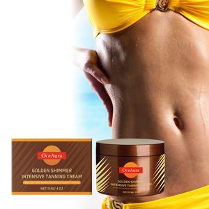 Carroten Gold Shimmer Intensive Tanning Gel | Browning & Bronzing Tan Accelerator | Water-Resistant with Carrot and Coconut Oil | Vitamin A & E For Moisture & Hydration