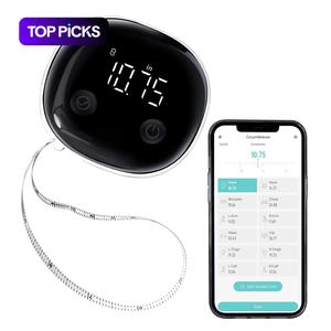Smart Body Tape Measure, FSA HSA Eligible Approved Measuring Tape for Body Measurements Device, Retractable Bluetooth-compatible Monitoring Body Fat BMI Tool for Fitness, Home Essentials