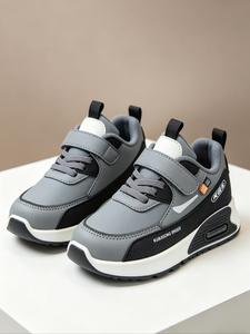 Casual Sports Shoes, Sporty Low Top, PU Leather Waterproof, Anti-Slip Soft Sole, Spring & Fall, Lightweight, Boys & Girls