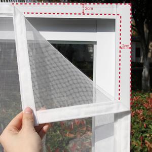 1pc No-Drill Adhesive Window Screen Net, Insect Proof Invisible Mesh, Easy Installation, Suitable for Home Bedroom Kitchen, Window Mount