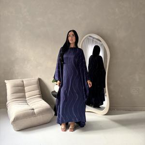 Ladies Diamante Swirl Modest Kaftan Dress UK Onesize 6-18 - Casual Women's Dress - Womenswear holiday abroad