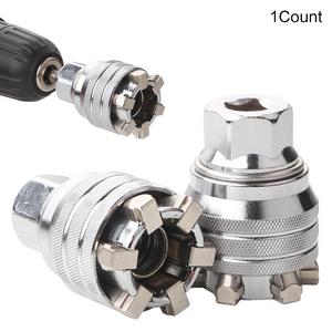 Adjustable Universal Socket Wrench, 3/8 Drive Multi-function Sleeve Wrench, Professional Sockets Tools for Drive Ratchet Torque Wrench and Power Drill, Pipe Flexible Wrench