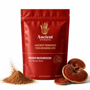 Reishi Mushroom Extract 30% Beta Glucans Fruiting Bodies Only 60g Pack Natural Food Supplement
