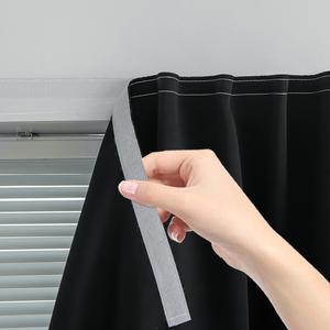 Blackout Curtain, 1 Count Magic Tape Blackout Curtain, Window Screening for Bedroom, Living Room, Kitchen, and Other Rooms, Perfect for Party Decor