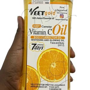 VEET Gold Super Whitening Body Oil -1000ml - Skin Care and Comfort - Cosmetic Radiant Moisturizer