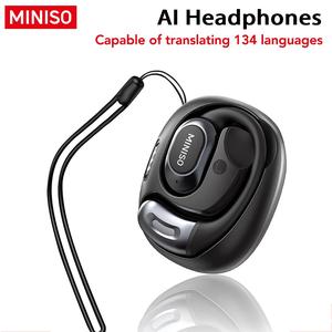 MINISO MS156 Wireless Open-ear Earphone, HiFi Sound Wireless Translation Headphones for Sport, Long Battery Wireless Earhooks Headset