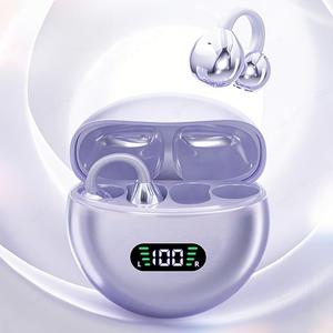 Wireless Open-ear Headphone, TWS Earbuds with Charging Case, True Wireless Headphones, Stereo Sound Earphone for Android & iPhone, Bluetooth-compatible Earbuds for Sports, Audio