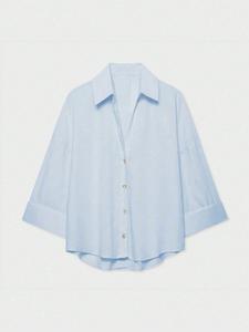 Women's Spring Summer Fashion Casual Lapel Simple Versatile Wide Sleeve Shirt Blouse, Stylish Ladies' Clothing for Daily Wear