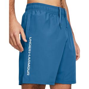 Under Armour Tech Woven Wordmark Mens Training Shorts - Blue
