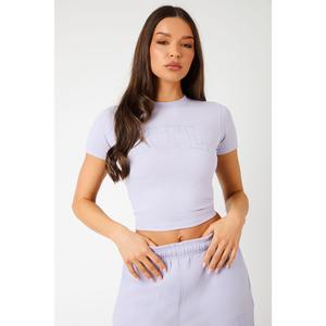 Kaiia KTL Logo Baby Tee Iced Lilac