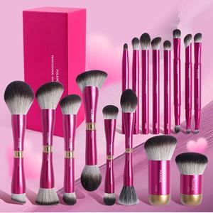 Maange Makeup Brush Set with Storage Box, 16pcs/set Professional Cosmetic Brushes including Makeup Blending Brush, Contoured Foundation Brush, Concealer Brush with Soft Bristles, Makeup Tool for Women & Girls, Makeup Sets for Beginners