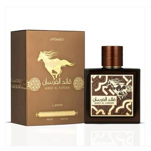 Lattafa Qaed Al Fursan Untamed Perfume 90ml EDP - Oriental Spicy Fragrance with Nutmeg Cardamom Amber & Horse Logo Design