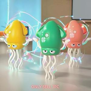 Electric Dancing Octopus Toy, 1 Set Sensor Interactive Crawling Octopus Toy with Box, Educational Musical Toy for Kids