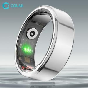ColMi Smart Ring, IP68 & 3 ATM Waterproof Fitness Tracker Ring, Sports Ring for Men & Women, Compatible with Android & iOS, Electronic Gadgets, Cyber