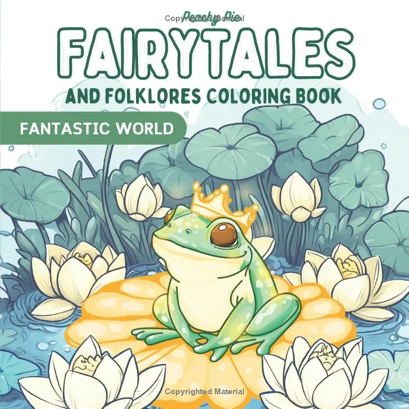Fairytales and Folklores Coloring Book: Whimsical Fantasy Scenes for Adults and Teens (Journey in Fantastic World)
