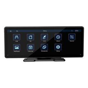 10.2 Inch Car Video Player, 1 Count Portable Car Player, Multifunctional Wireless Car Radio Multimedia WIFI Video Player for Apple or Android Use