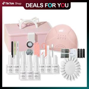 【50% off】Best-Selling Gel Nail Polish Set – Complete Nail Kit for Beginners with 48W Nail Lamp & 7-Color Varnish Gel Polish – Professional Salon-Quality Nail Kit Gift Set for Women