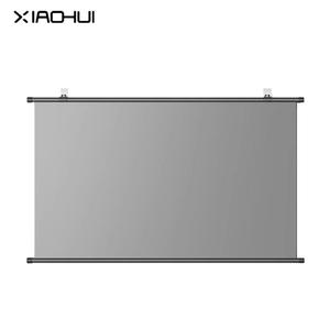 Foldable Projector Screen, Wall Mounted Anti-glare Curtain, HD Projection Screen, Home Theater Screen for Living Room Bedroom, Audio