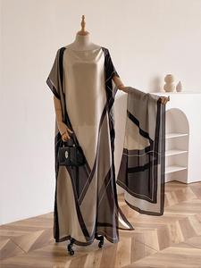 Women's Elegant Casual Soft Shawl & Scarf Set, Casual Trendy Long Scarf & Shawl, Fashionable Accessories for Women & Girls for All Season