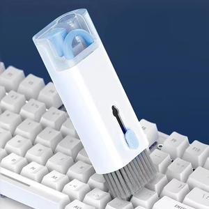 portable 7-in-1 keyboard cleaning tool, multifunctional dust removal brush for smartphone, earphone, computer, laptop, watch, camera, lens, durable, handy