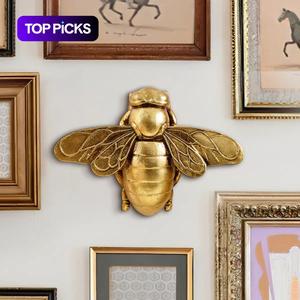 Creative Resin Insect Design Wall Mounted Decoration, 1 Count Creative Wall Ornament, Home Decor for Interior Living Room Bedroom, Household Items, Home, Artistic