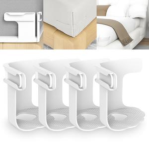 4 Piece Bed Sheet Holder & Locks for ALL Bed Sizes - Strong, Durable, Flexible Material Prevents Slipping & Shifting Universal Fit for All Size Beds. UK stock