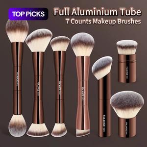MAANGE Multi-Use Makeup Brush Set, Face Makeup Brush, 7-Count Ergonomic Cosmetic Brushes, Synthetic Makeup Brushes for Blush, Contour, Highlighter and Concealer, Makeup Blending Brushes and Facial Detailing Tools for Women and Girls