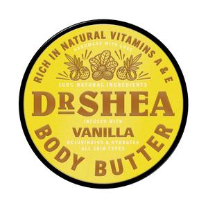 Dr Shea Vanilla Body Butter (200ml) | Natural Eczema & Dry Skin Relief | 100% Vegan