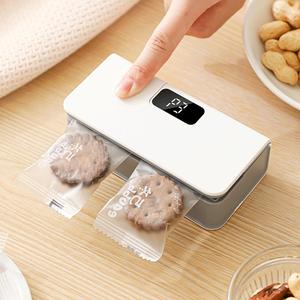 Portable Mini Vacuum Sealer, USB Rechargeable Food Bag Sealer, Handheld Food Storage Sealer, Kitchen Appliances for Home, Office, Outdoor, Vacuum Sealing Machine