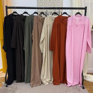 Collar V neck Maxi Dress