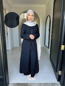 Women's Long Sleeve Loose Fit Plain Top & Pants Set, Casual Daily Wear, All Season Modest, Comfortable Stylish Design
