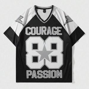 Free Customized Name and Number New Short-sleeved Jersey T-shirt Unisex