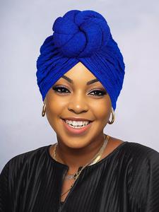 Women's Elegant Solid Color Flower Decor Twists Turban Hat, Casual Trendy Head Wrap, Fashionable Clothes Accessories for Daily Use, Headscarf, Turban Hijab