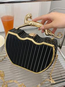 Women's Elegant Chain Strap Crossbody Bag, Trendy Versatile High-quality Daily Commuting Bag, Girl Fashionable Shopping Bag