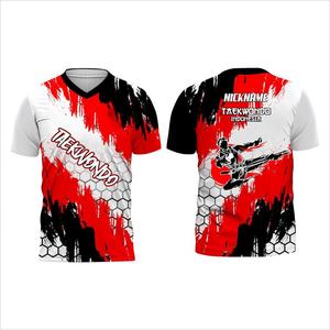 New Free Taekwondo Jersey Sportswear T-Shirt 3D Print Free Custom Names and Numbers