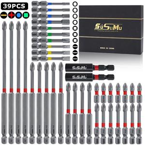 Magnetic Impact Phillips Drill Bit Set, 1/4 Inch Hex Shank Drill Bit Set, Insert Drill Bit Set, Power Tool Accessories, Halloween Gifts, Heavy Duty