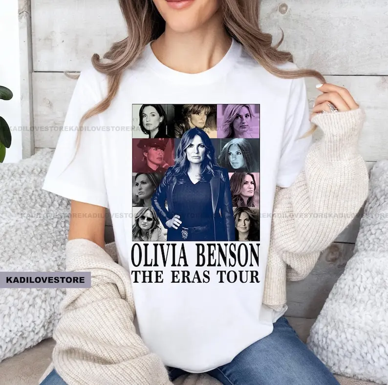 Olivia Benson t-shirt print Eras Tour Shirt Olivia Benson Shirt Olivia Benson Law and Order Merch Eras Tour shirt Olivia Benson fan poster gift