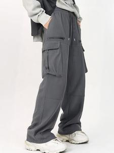 Men's Solid Multi-pocket Corduroy Pants, Casual Comfy Trousers for Fall & Winter, Men's Bottoms for Daily Wear