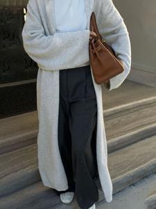 Women's Oversized Fall Winter Cardigan Sweater, Office Coffee Break Travel Home Daily Layering, Soft Warm Casual Versatile Lightweight Simple Design