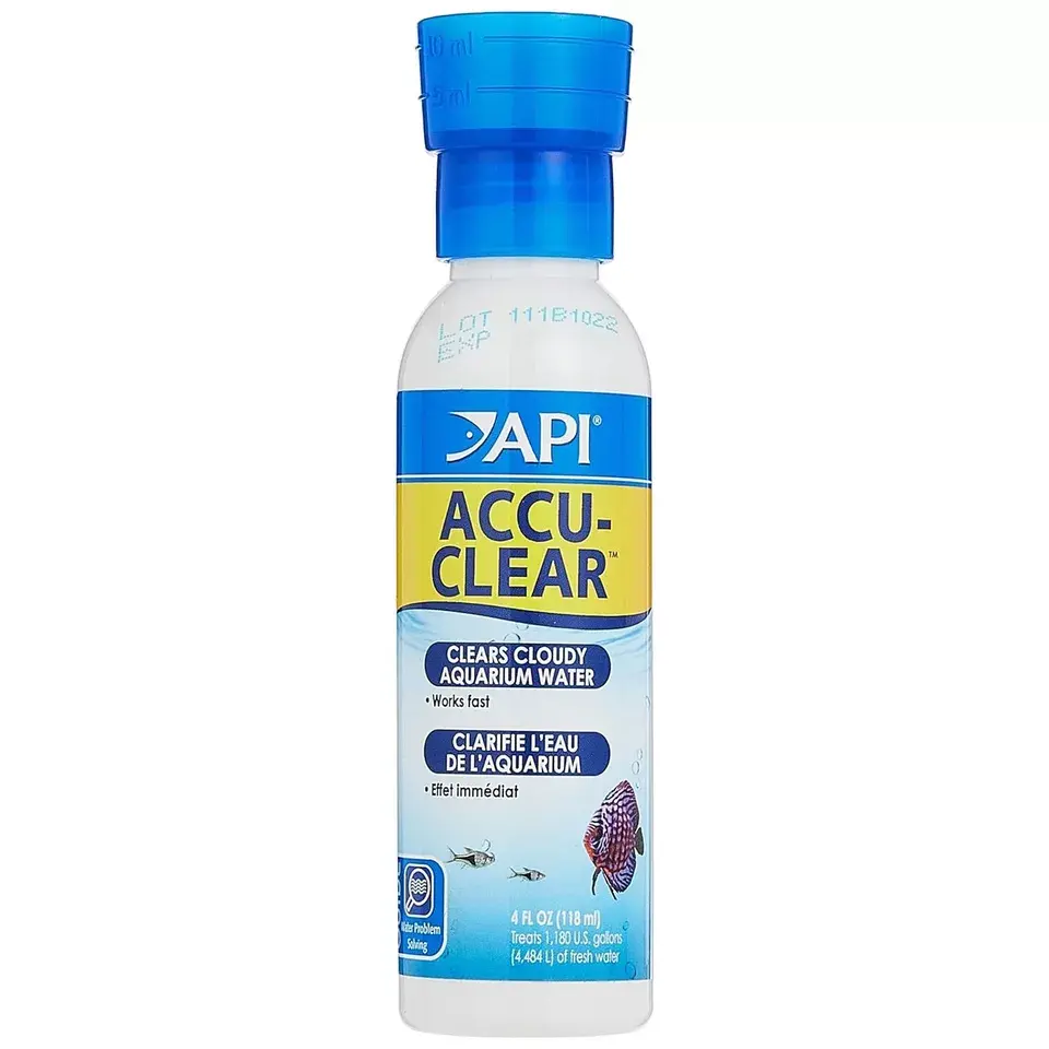 API ACCU-CLEAR Freshwater Aquarium Water Clarifier Liquid 118ml Bottle 111B