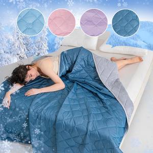 Cool Feeling Blanket, Summer Cool Thin Comforter, Lightweight Breathable Comforter, Cool Bedding for Home or Office