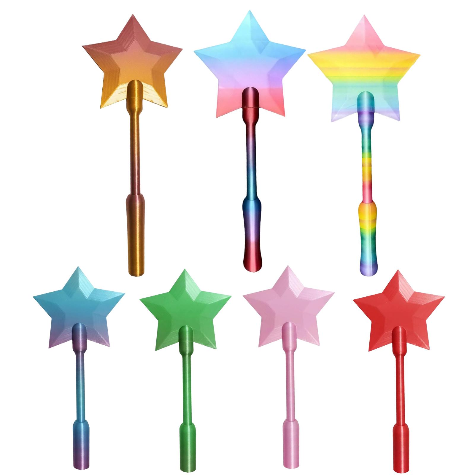 Star Magic Wands Contactless Payment Card Holder |   3D Printed Wand TapTo Pay, Fun Functional Present For Kids, Adults