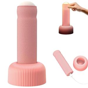 LED Lamp, 1 Count Rechargeable Bedside Lamp with Remote Control, Warm Night Light for Bedroom, Prank Decoration, Party Humor, Birthday Gift