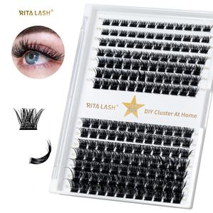 Mixed Length Individual Cluster Lashes, 1 Box Natural Curl Eyelash Extension Clusters, DIY Individual Eyelashes Extensions, Makeup Cosmetic Accessories for Women, Summer Makeup