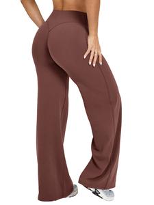 31.5'' Inseam Loose Casual Straight Leggings for Women, Workout Leggings Womens No Front Seam Straight Leggings High Waist Buttery Gym Yoga Pants, Yoga Pants Women High Waist Stretch Casual Soft Straight Leg Bottoms, Yoga Training Pants