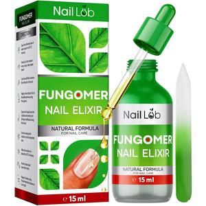 NAIL LAB Premium Nail Fungus Elixir for Toenails and Fingernails Extra Strong - 15ML, NailCare Oil, Daily NailKit