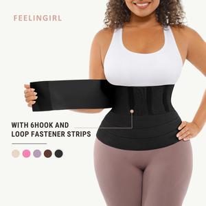 FeelinGirl Snatch Me Up Bandage One Size Fits Up to 5XL for Women Invisible Wrap Tummy Control Wrap Belt Gym Shapewear Womenswear Comfortable Lady Polyester Elastic